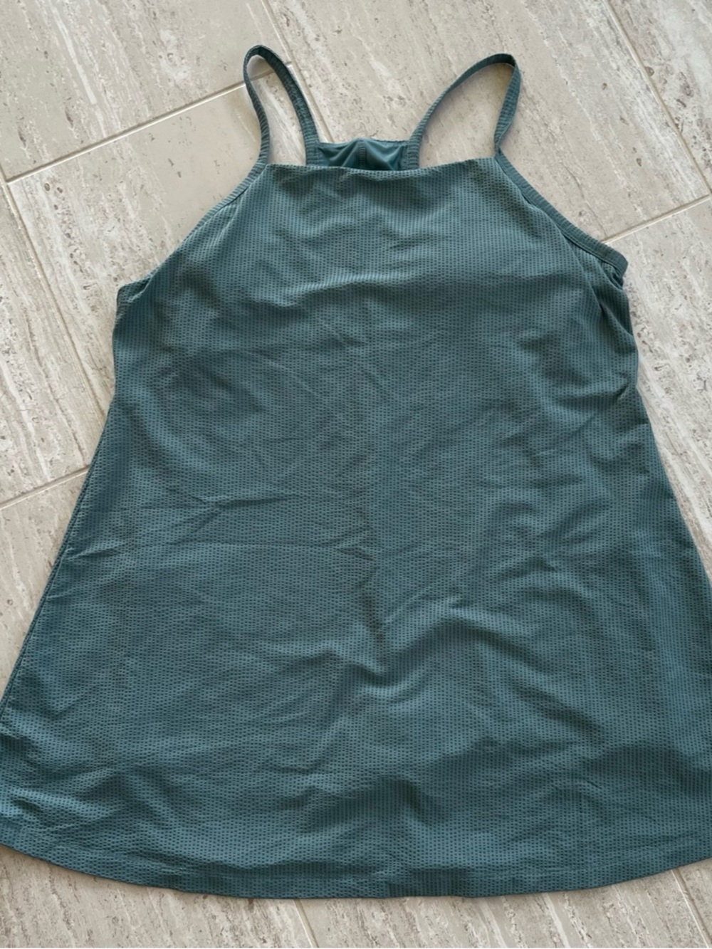 Avia Teal Mini activewear Dress with built in shorts and bra